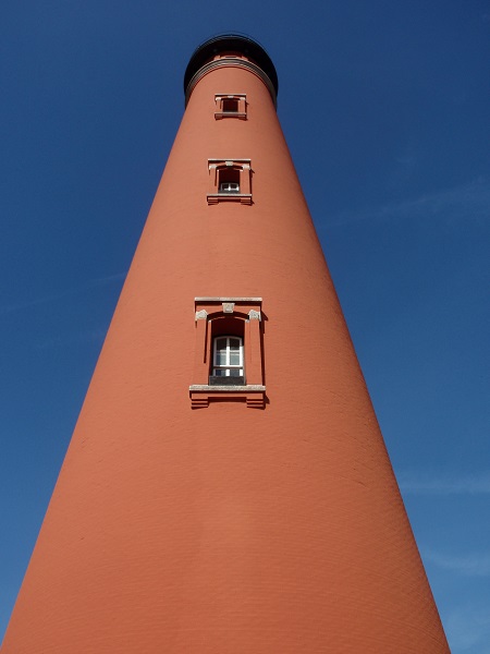 Looking up at Ponce de Leon Inlet Lighthouse